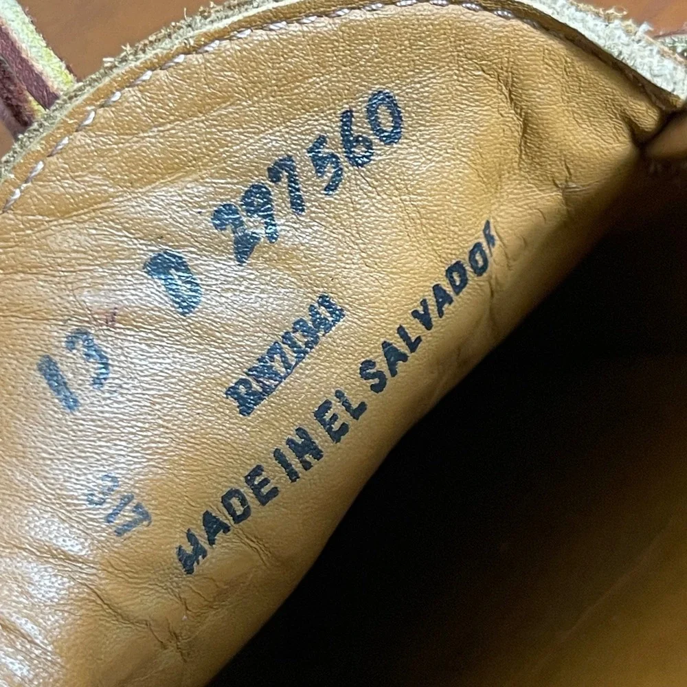 LL Bean Signature 297560 Moc Brown Leather Casual Loafer Slip On Mens Size 13 D